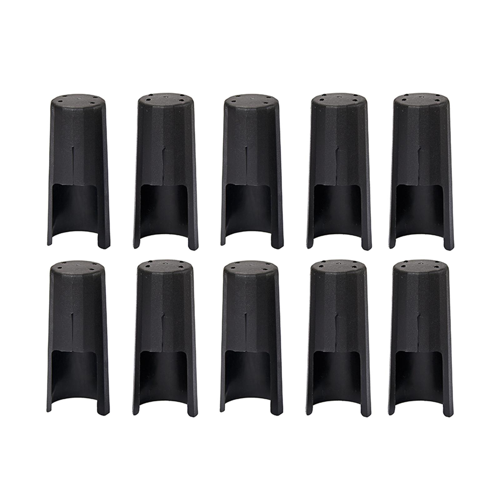 

10 шт. Пластиковый колпачок для защиты мундштука саксофона для духового инструмента, для начинающих, профессионалов, аксессуары для замены саксофона