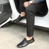 New Crocodile Leather Men Loafers Breathable Large Size Driving Shoes Casual 38-47