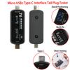 T6 Tail Plug Tester Mobile Phone Repair Dual Plug Charging Port Tester Quick Fault Detection Repair Tool Type C USB