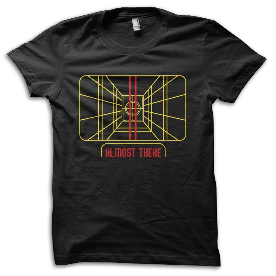 Millennium Falcon Almost There On Target Parody Star Wars T-shirt M5640 3XL
