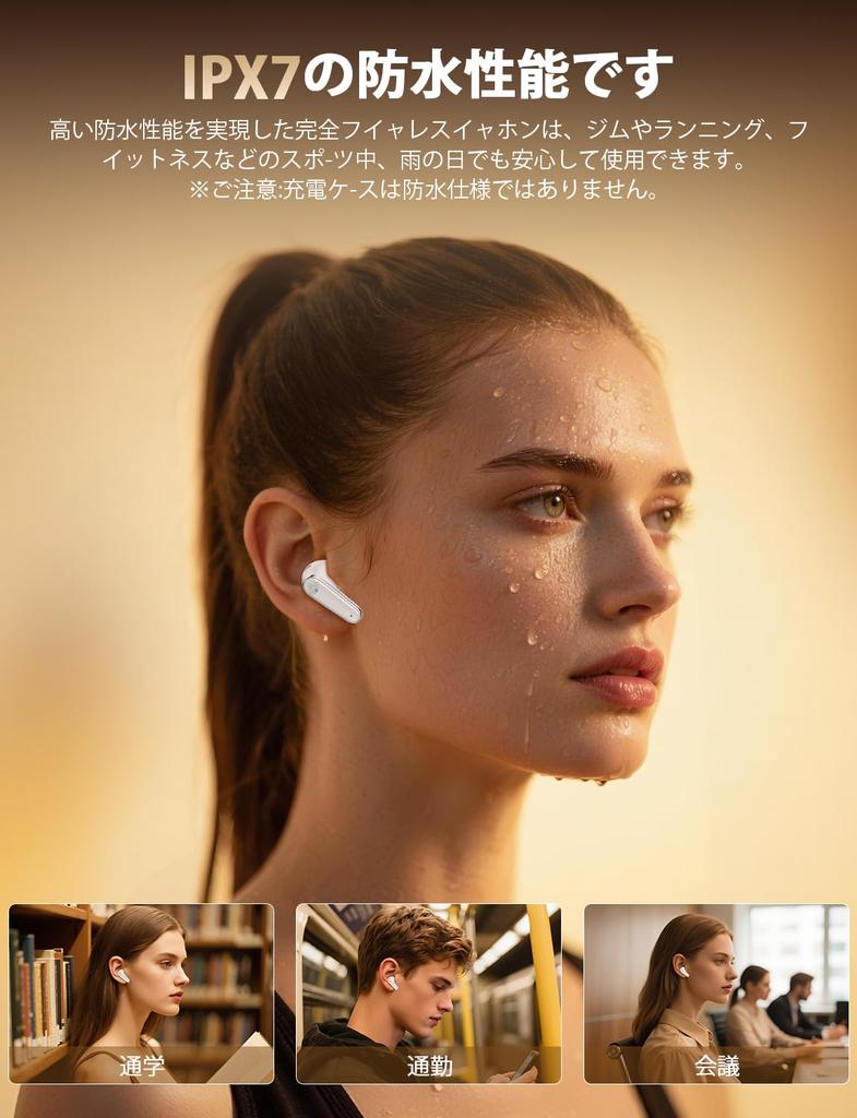 Wireless Bluetooth Earbuds with LED Battery AI Smart ENC Up to 60 Hours of IPX7 2026 Latest Bluetooth Noise Low Automatic Comfortable Zero Sound Fast