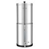 Gravity-fed Water Filter System, 5.68L 304 Stainless-Steel Countertop Water Filtration System, Reduces Lead and Up To 99% of Chlorine, with 2 Carbon