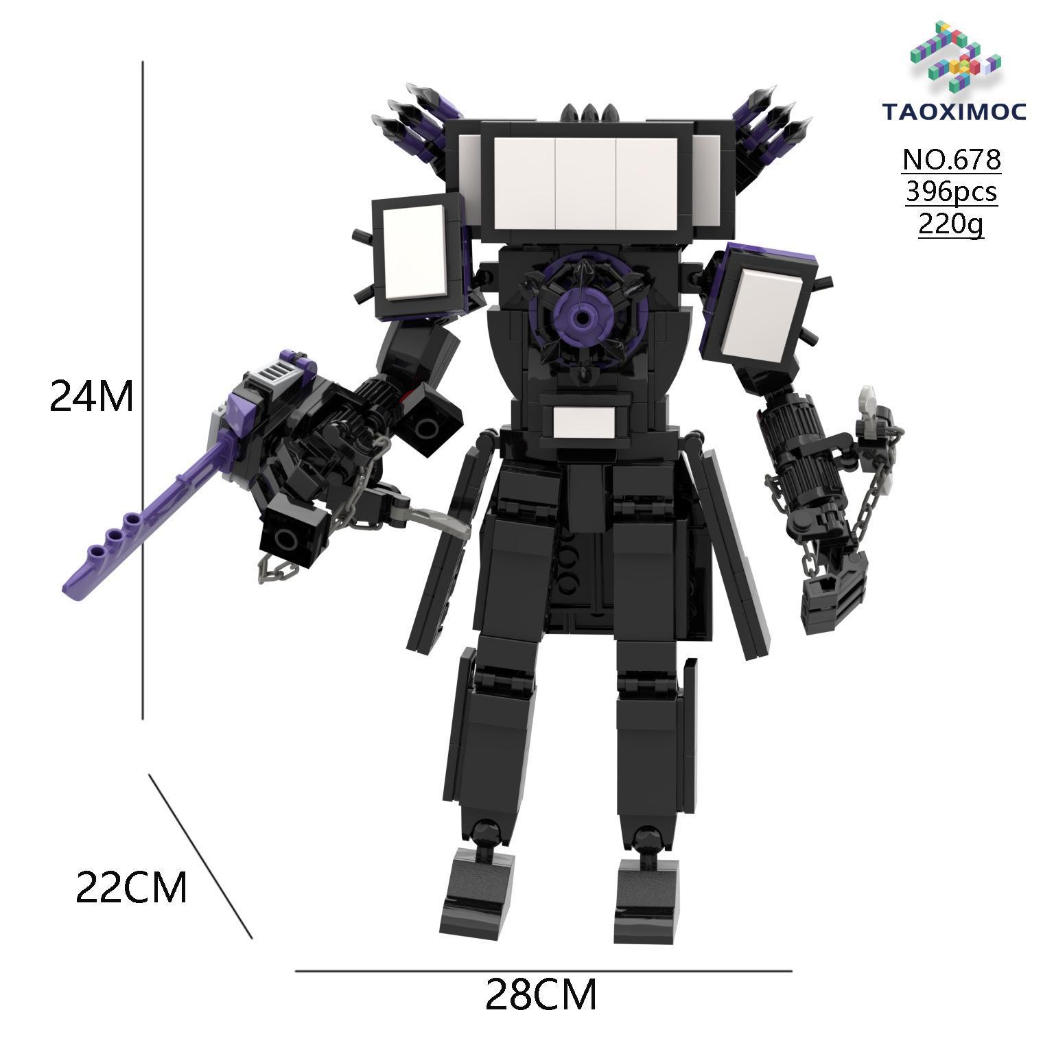

MOC Titan Clock King 3.0 Детская развивающая игрушка, серия строительных блоков Hot knife chain TV people