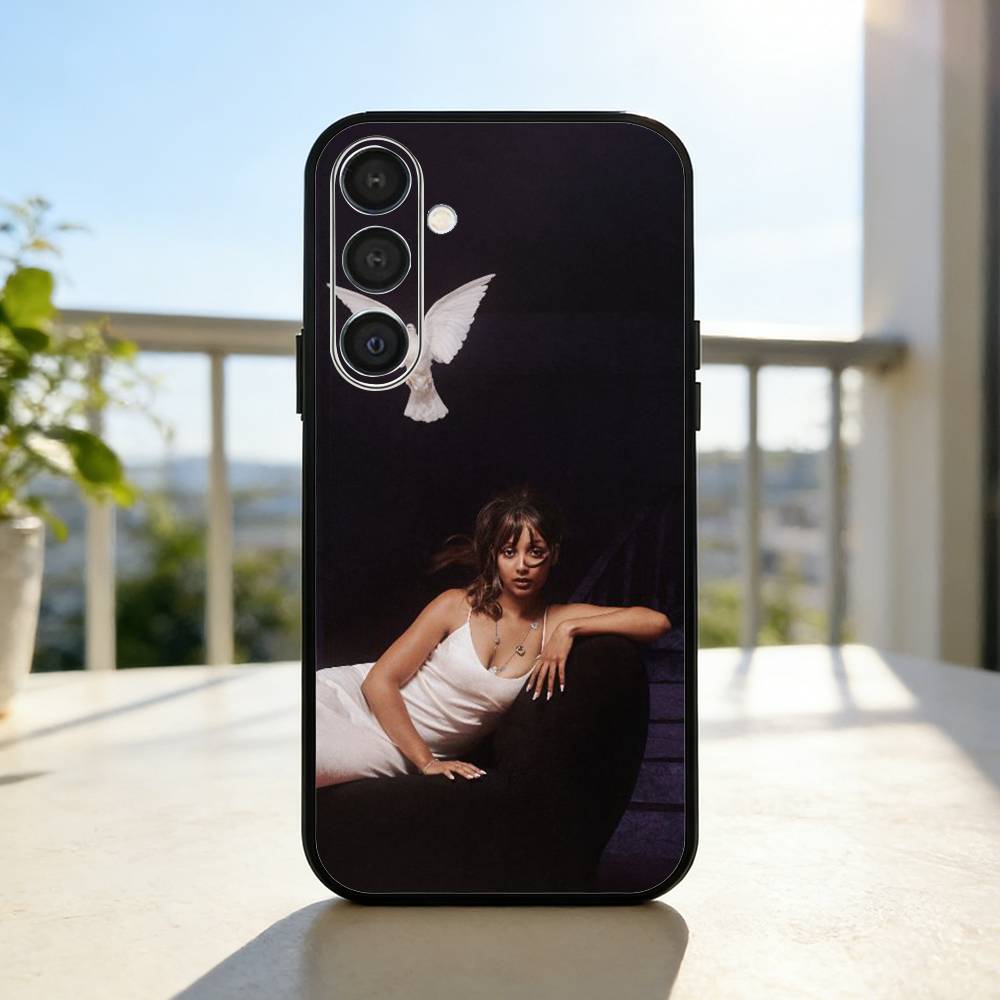 Street Mix PinkPantheress Phone Case For Samsung A73,A21s,A22,A31,A32,A52,A53,A71,A80,Soft Black Shell