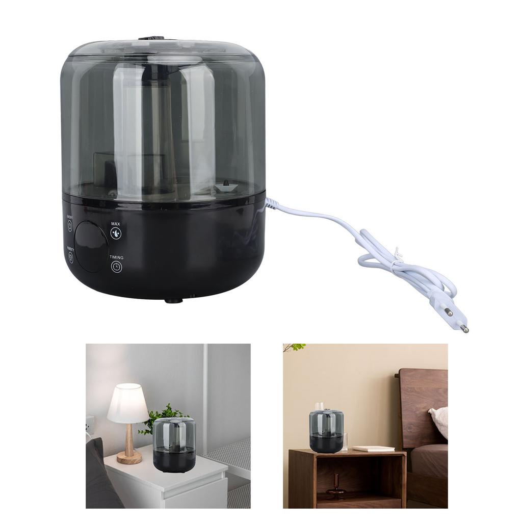 Humidifier Quiet 3L Large Capacity   Double Spray Desktop Humidifier for   Bedroom