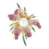 Orchids Brooch Fashion Clothing Accessory Evening Party Pin Trendy Women Pin for Women Who Appreciate Styles and Graces