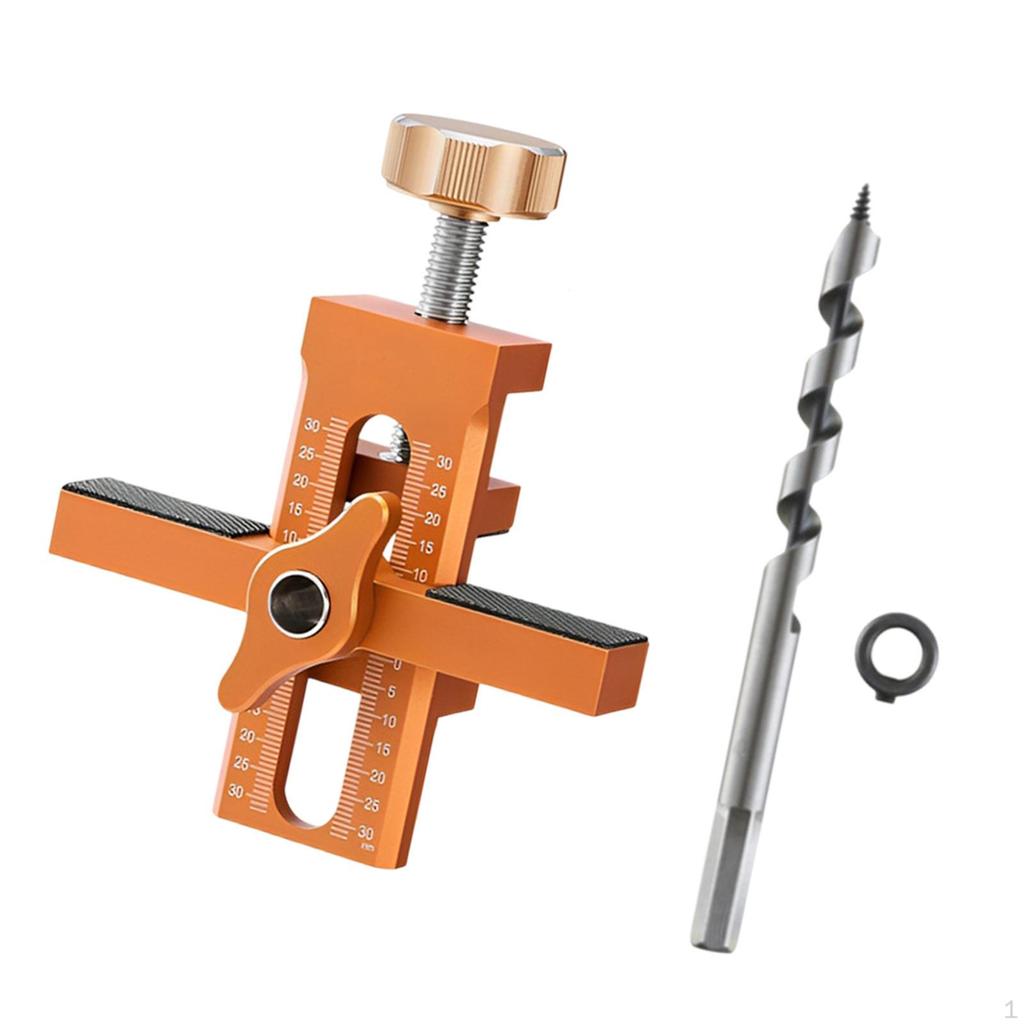 Cabinet Door Installation Positioner Mounting Jig Sturdy with Drill Multifunctional Easily