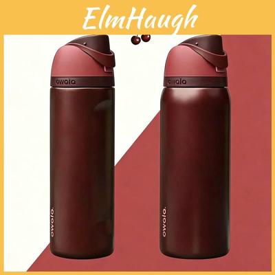 Owala Double Wall Vacuum Insulated Bottle With Leakproof Lid For Outdoor Sports Use