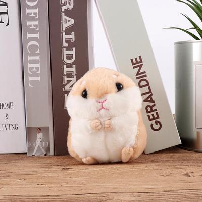 Cartoon Animal Stuffed Cute Birthday Gift Mouse  Key Chain Hamster Doll
