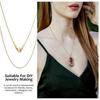 Assorted Color Stainless Steel Chain Necklace for Jewelry Making 12Pcs