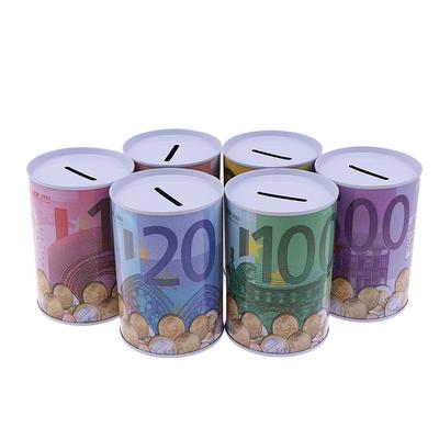 Salvadanaio Euro Dollaro Cilindro Sicuro Salvadanaio Banche Per Monete Cassette Di Deposito