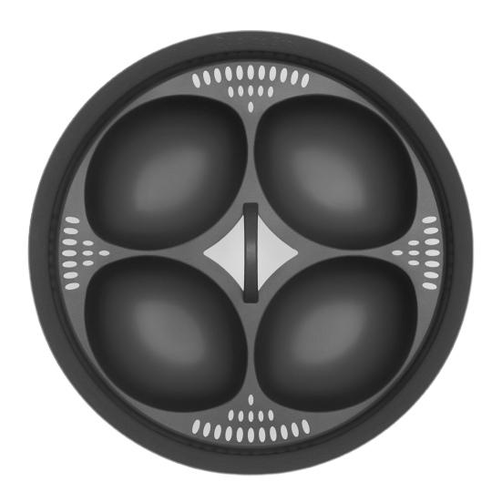 TM5/TM6 4-Hole Egg Poacher