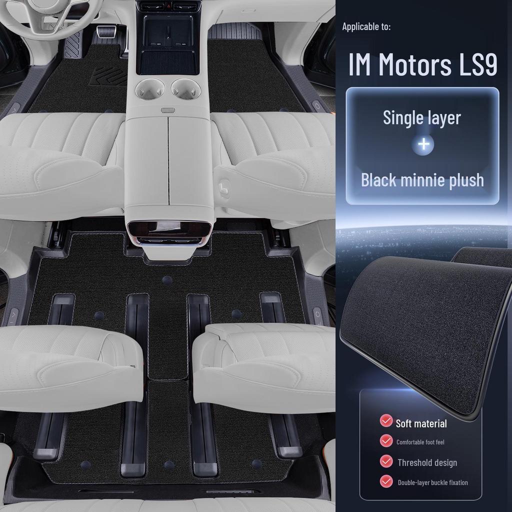 IM LS9 Full Coverage TPE Floor Mats for New Model Car Interior Decoration
