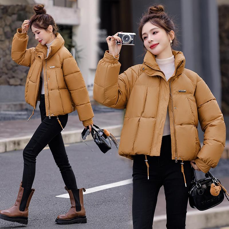 Cotton-padded Clothes Women's Short 2026 Autumn and Winter New Coat Women's Fashion Small Thin Cold-proof Clothes Stand-up Collar Cotton Clothes