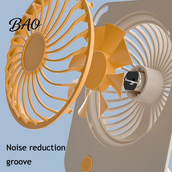 Hanging Fan for Office Portable Small Fan, Rechargeable Ultra-thin Silent Operation, with 3 Gear Desk Wind Speed Desktop Study Dormitory Outdoors Soft