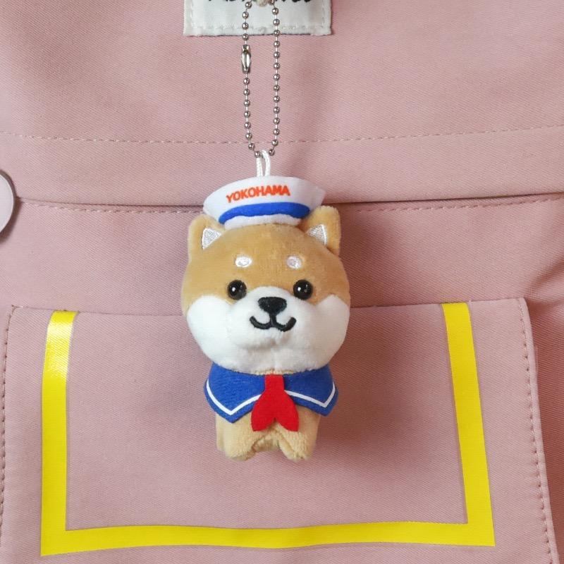 Japanese Style Cute Shiba Inu Plush Toy Keychain Kawaii Travel Cartoon Shiba Puppy Doggy Plush Doll Pendant Backpack Charm Gift