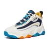 New Anta Big Shark Cushioning Anti Slip And Wear Resistant Mid Top Chunky Sneakers White Blue 112148090R-2