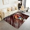 Soccer Player Action Area Rug Design for Dormitory Game Room Living Rooms Kitchen Antislip Carpet Office home decor Best for Christmas