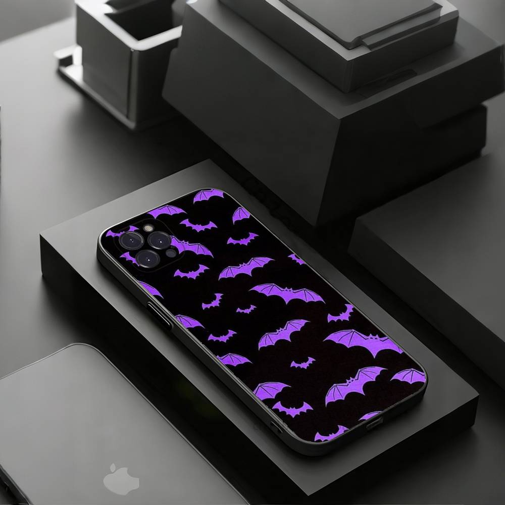 Goth Vampire Bat Gothic Phone Case For iPhone 17 16 15 14 13 12 11 Pro Xs Max Mini Plus Antislip Shockproof Hard