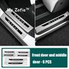For Xpeng X9 2024 2025 Car Door stainless steel Welcome pedal trunk threshold guard plate anti-scratch protection Accessories
