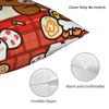 Rilakkumas Pillowcase Polyester Cushion Cover Decor Kawaii  Throw Pillow Case Cover Home Square 40X40cm
