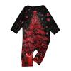 Christmas Print Family Outfit Long Sleeve Top + Pants Set Family Outfit
