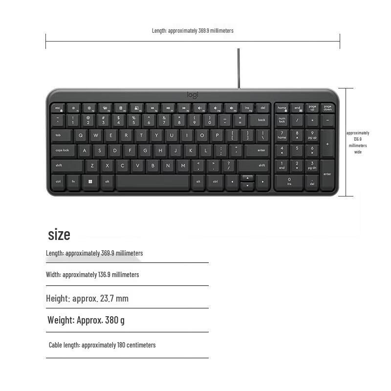 Logitech K106 Wired Office Keyboard