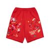 Nouveaux shorts décontractés pour hommes et femmes, style identique, avec impression graffiti éclaboussures d'encre GALLER, collection printemps-été 2024, une pièce sera envoyée par lots