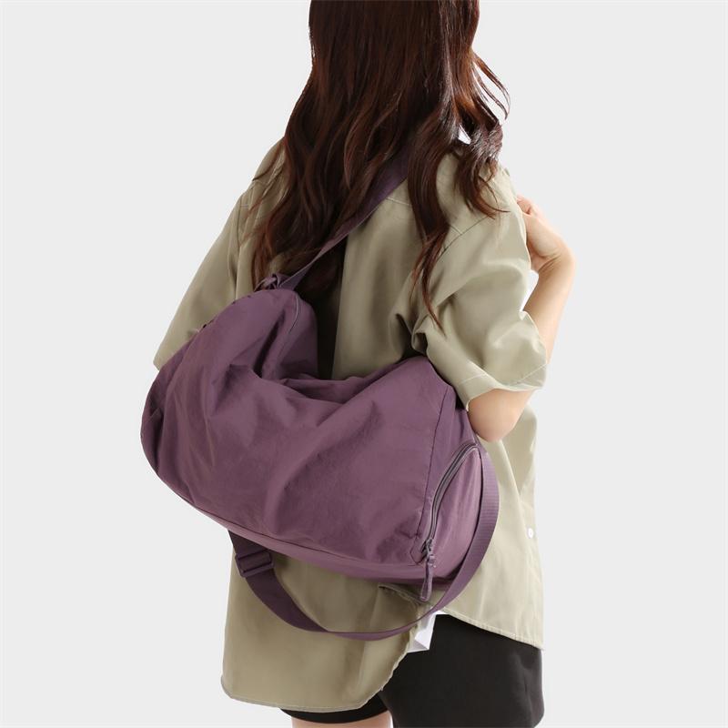 Sac de Sport Fitness Sac de Voyage Courte Distance Sac à Bandoulière Croisé Grande Capacité pour Femmes