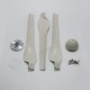Home Use High Strength Carbon Fibers White Nylon Fiber Wind Turbine Blade Optional Hub Kit for Diy Wind Generator Free Power