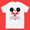 First Disney Trip Disney Mickey Mouse Minnie Mouse With Sunglasses Disney Castle Magical Kingdom Disneyland Trip Vacations Mens Tee Top