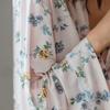 Frenchiel Micro Modal Lilac Robe Cream  Fwgn303n 