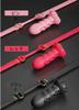 SM Adult Penis Gag Ball Forced Rose SM Beaded Gag SM Captive Adjustable Set Pink Gag, Gag, Opening, Shape, Training, Mouthpiece, Multi-Level Training,