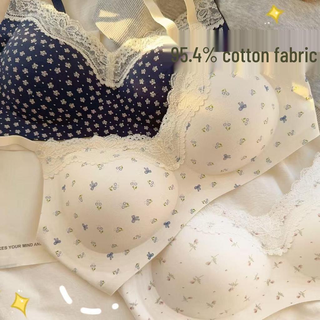 Frühlingsgarten Nahtloser Stütz-BH ohne Bügel für kleine Brüste für Damen