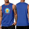 Men's Sleeveless Tank Top Casual Loose Fit Summer Vest Oktoberfest Beer Mug Graphic Print Lightweight Breathable