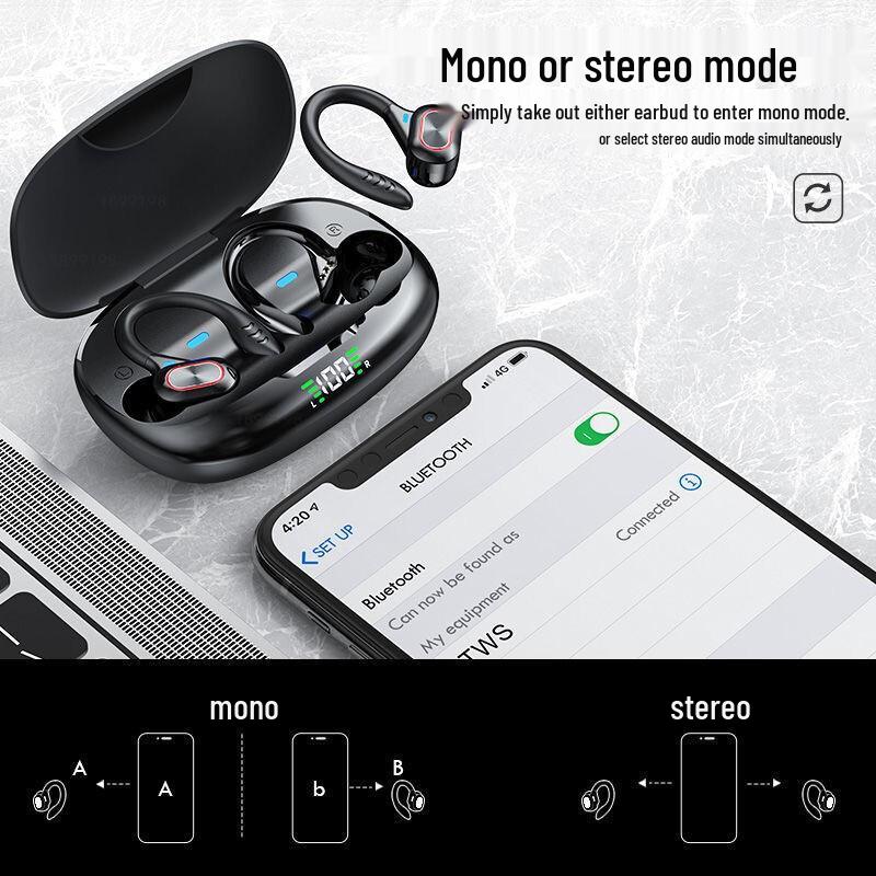 S730 Over-Ear Bluetooth Headset with Long Battery Life