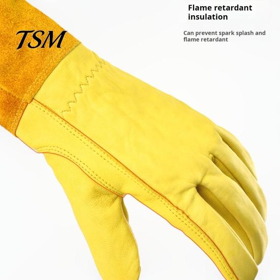 Thorn Proof Gloves 1 Pair Garden Wear Resistant Puncture-Proof Breathable Elbow Puncture-proof Work Length Full Coverage Labor Protection Long
