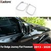 Rearview Mirror Cover Trim For Dodge Journey Fiat Freemont 2013- Chrome Car Side Mirrors Rain Sun Visor Guard Accessories