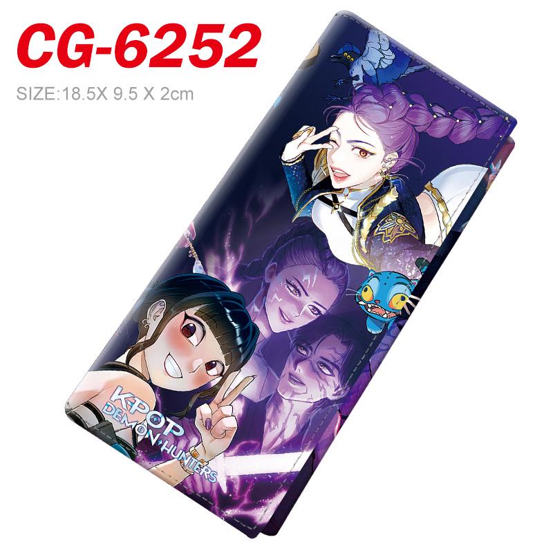 K-POP Demon Hunter Girl Group 3D Stereo Tri-fold Wallet for Students and Fans