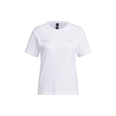 Rco Graphic Short Sleeve Tee Women Tops White IP7097