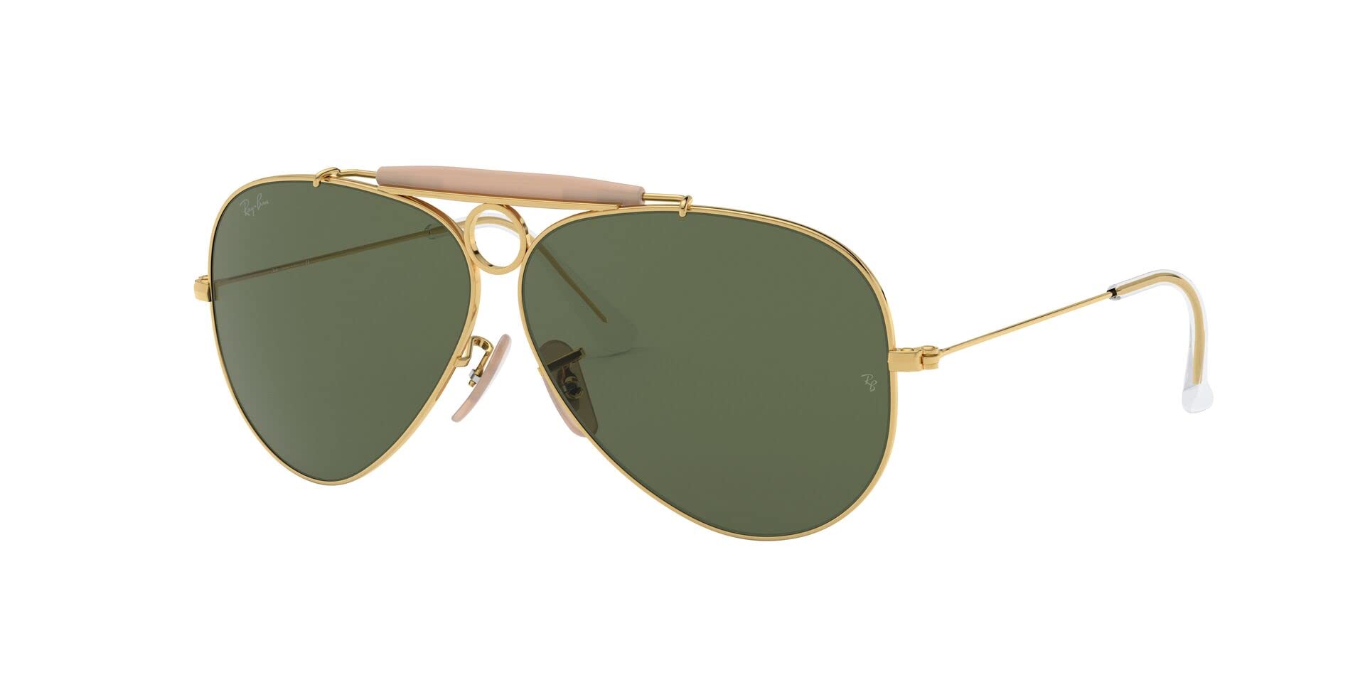 

Солнцезащитные очки RB3138 серо-зеленые линзы 58 [Ray-Ban] мужские Arista/Crystal (G-15XLT)