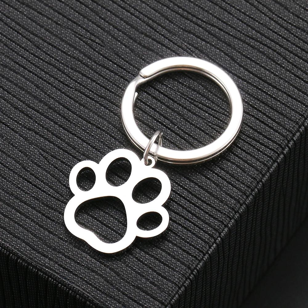 Fashion Alloy French Bulldog Pug Dog Keychain Cute Pet Dog Keyring Bag Handbag Charm Accessories For Women Animal Lovers Gifts