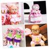 LABRIMP 20-Piece Doll Glasses, Mini Doll Accessories, Metal Wire Frame, Fashion Eyewear for Small Dolls, Costume Props