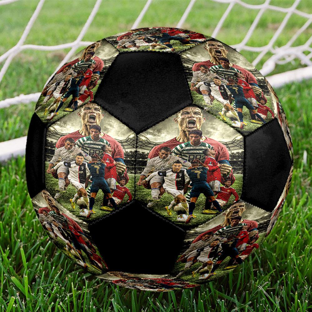 Storlek 5 Tryckt Fotboll Tålig Utomhusträning Fotboll