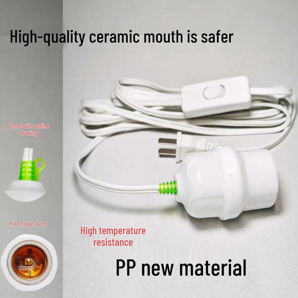 Wall-Mounted Explosion-Proof LED Bathtub Heater & Shower Lamp