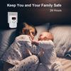 Plug-in Carbon Monoxide Detector Wall Digital Display CO Detector High Sensitivity Audible and Visual Alarm