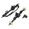 RC Front Rear Axle 27T 8T Internal Mounting Gear RC Car Axle Assembly Set with Link Mount for SCX10 PRO Black