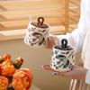 Flower and Bird Ceramic Salt Jar Seasoning Jar Kitchen Salt Shaker Sugar Seasoning  Pepper Powder Jars Kitchens Accessories