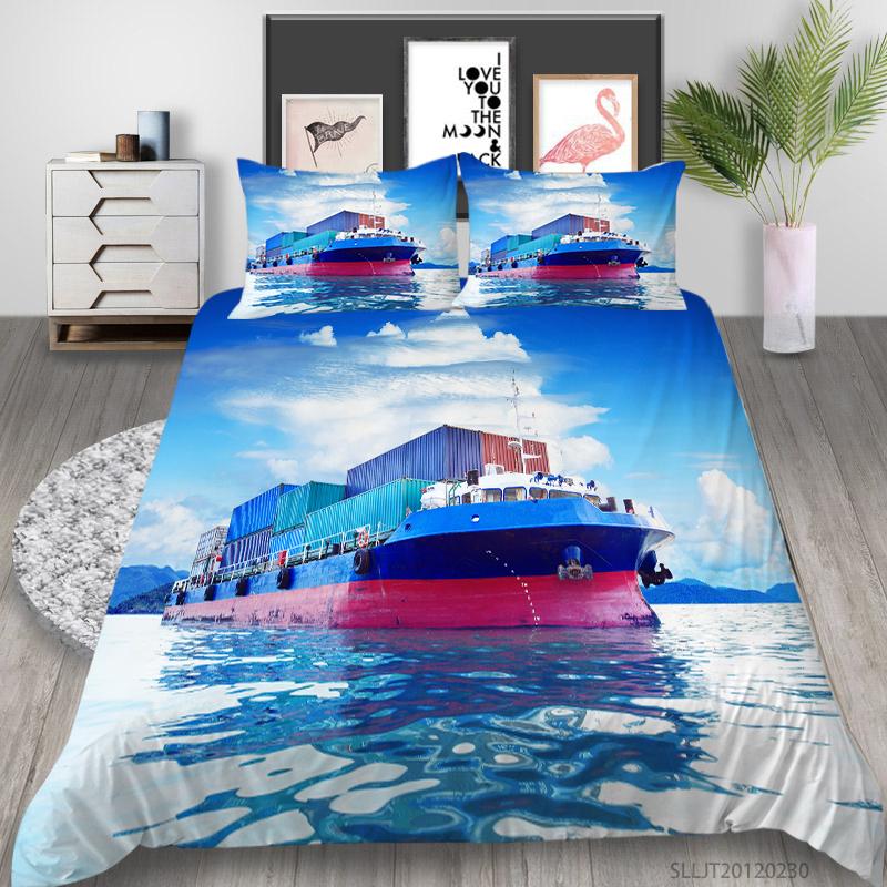 Vehicle Duvet Cover Roats Style Home Bedspreads King Queen Size Bedding Fashion Quilt Cover Woman Man Bedding Sets