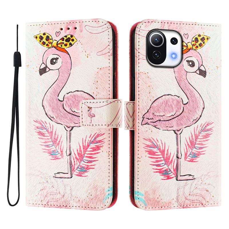 Luxury Flip Leather Case For Xiaomi 11 Lite 5G NE Flip Cover On For Xiomi 11T Mi 11 Ultra Pro Wallet Bags Flower Cases Shell